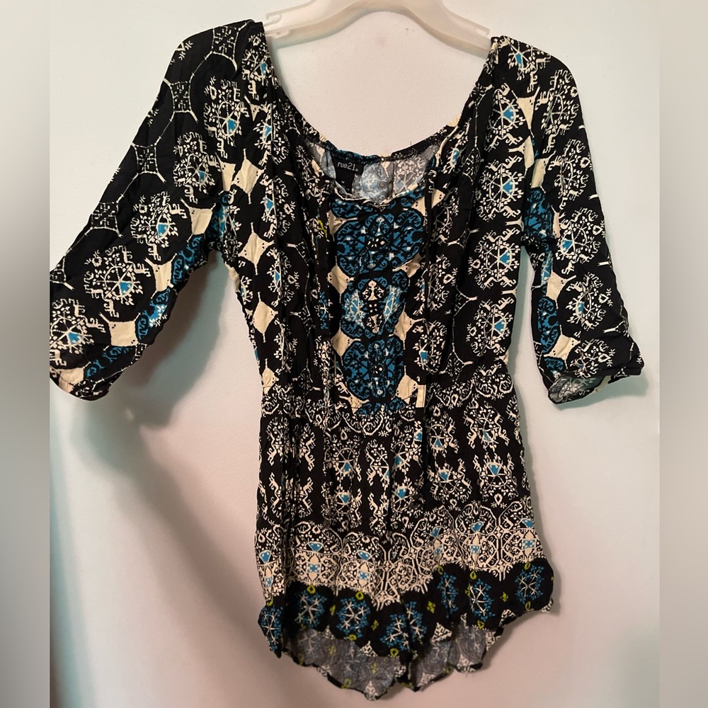 Quarter Sleeve Romper